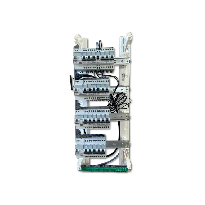 Legrand- Tableau électrique pré-équipé et pré-câblé pour T3 à T6 - 13 modules - 4 Rangées - Bornes à vis - Réf: 093069VIS