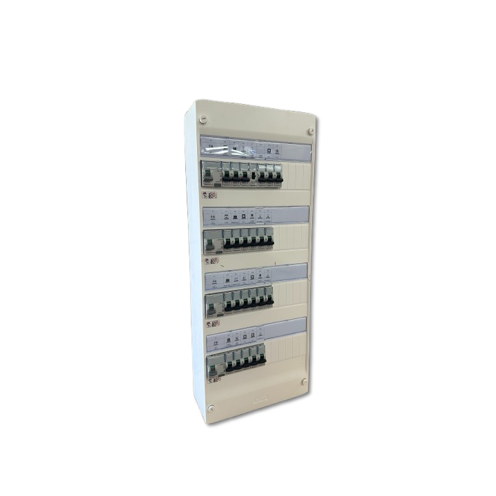 Legrand- Tableau électrique pré-équipé et pré-câblé pour T3 à T6 - 13 modules - 4 Rangées - Bornes à vis - Réf: 093069VIS