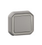 Legrand - Plexo - Va-et-Vient encastré 10A - encastré - IP55 - IK08 - 250V - Gris - Réf : 069811L