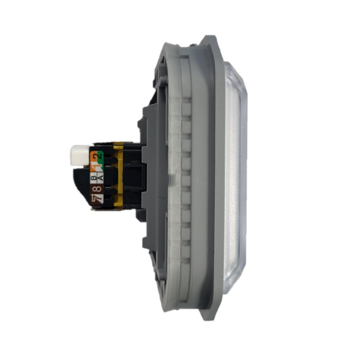 Legrand - Plexo - Prise RJ45 Cat. 6A STP - Composable - Gris - IP55/IK07 - Réf : 069559L