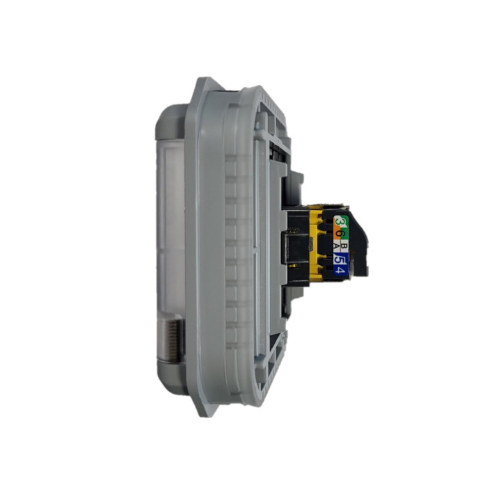 Legrand - Plexo - Prise RJ45 Cat. 6A STP - Composable - Gris - IP55/IK07 - Réf : 069559L