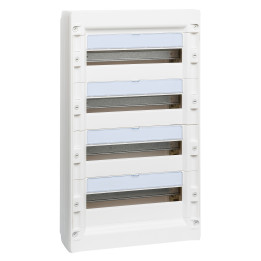 Legrand - Coffret de distribution XL3 125 - 72 modules - 4 rangées de 18M - avec Porte Opaque - Réf : 401649