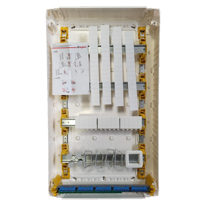 Legrand - Coffret de distribution XL3 125 - 72 modules - 4 rangées de 18M - avec Porte Opaque - Réf : 401649