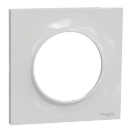 Schneider - Odace - Styl - Plaque 1 poste - Gris - Réf : S520702A1