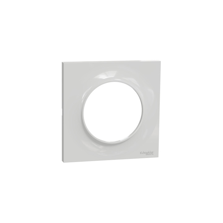 Schneider - Odace - Styl - Plaque 1 poste - Gris - Réf : S520702A1