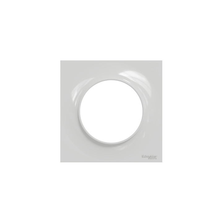 Schneider - Odace - Styl - Plaque 1 poste - Gris - Réf : S520702A1