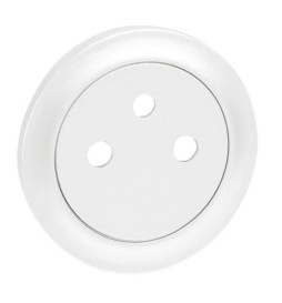 Legrand Céliane - Enjoliveur PC 2P+T blanc - affleurant - Surface - Réf : 068111