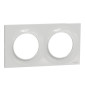 Schneider - Odace - Styl - Plaque 2 postes - entraxe 71mm - Gris - Réf : S520704A1