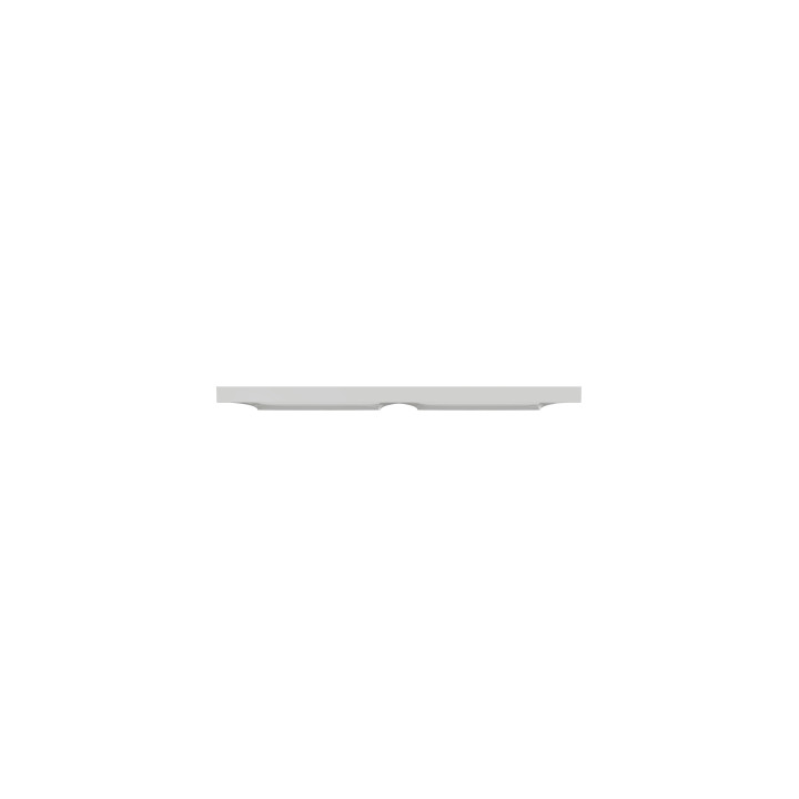 Schneider - Odace - Styl - Plaque 2 postes - entraxe 71mm - Gris - Réf : S520704A1