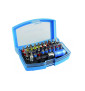 Hogert - Ensemble d'embouts de tournevis - 32 pièces - acier S2 - Réf : HT1S400