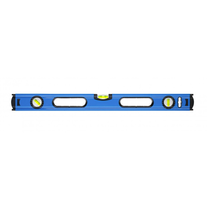 Hogert - Niveau en aluminium - 100 cm - 3 niveaux à bulle - Réf : HT4M010