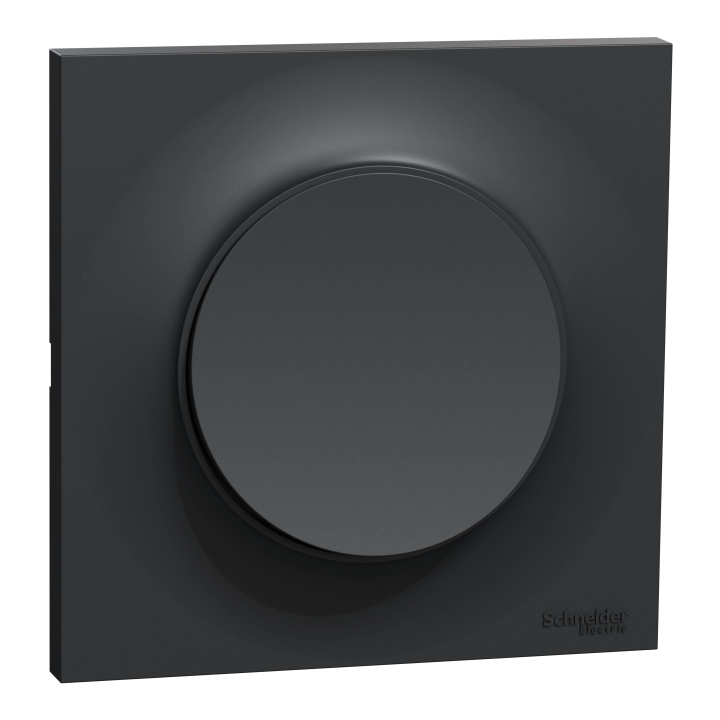 Schneider Odace - Interrupteur/va-et-vient - Anthracite - Complète - Réf : S540204 + S540702