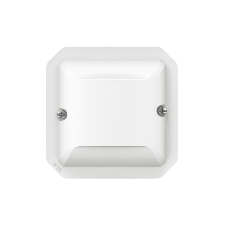Legrand - Plexo - Détecteur mural universel - Infrarouge - Composable - Blanc - IP55/IK08 - Réf : 069520LA