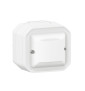 Legrand - Plexo - Détecteur mural universel - Infrarouge - Saillie - Blanc- IP55/IK07 - Réf : 069520LA+069689L