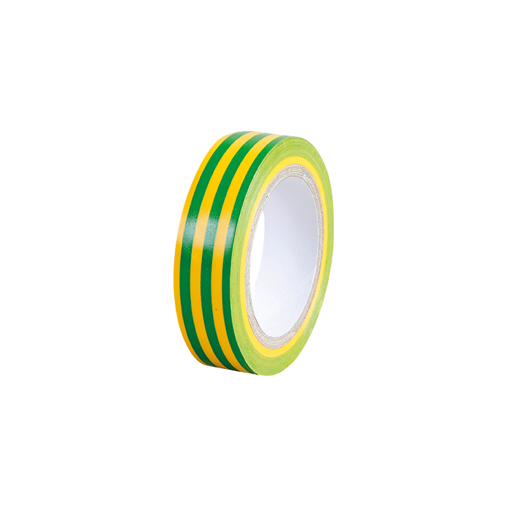 Euro'Ohm - Ruban Adhésif Vert/Jaune Multi Usage 15mm x 10m - Réf : 72001