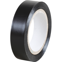 Eur'Ohm - Ruban isolant adhésif - Couleur noir - Chatterton - 15mm x 10m - Réf : 72002