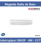 Miidex - Réglette LED Salle de Bain + Interrupteur ON/OFF - CCT - 8W - Réf : 100170