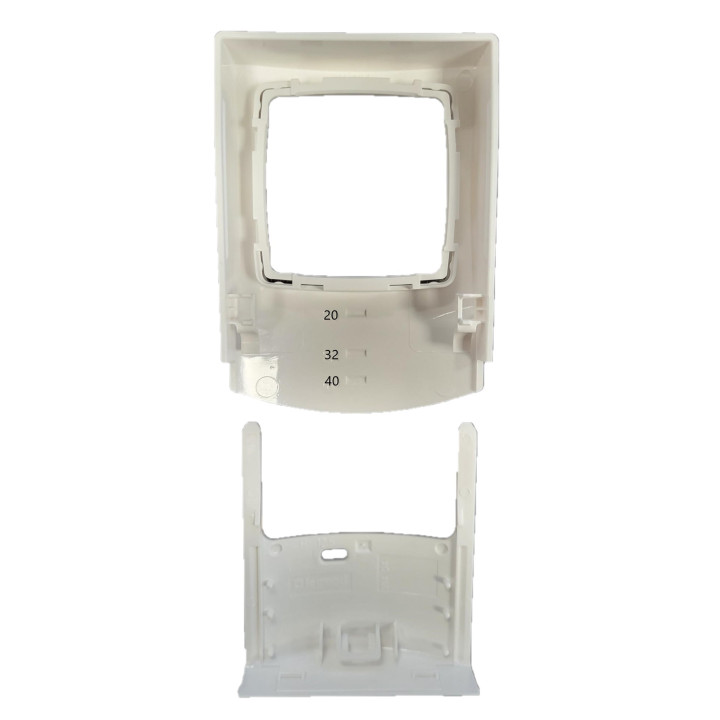 Legrand Oteo - Cadre Appareillage saillie 1 poste pose le long des moulures DLPlus épaisseur 12,5mm - Blanc - Réf : 031404L