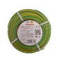 Fil HO7VR 10 mm2 rigide - V/J - COURONNE DE 10M