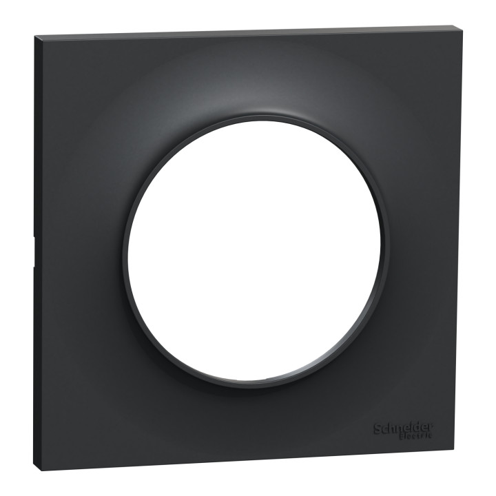 Schneider Odace - Prise de Courant Affleurante - Anthracite - Complète - Réf : S540052 + S540702