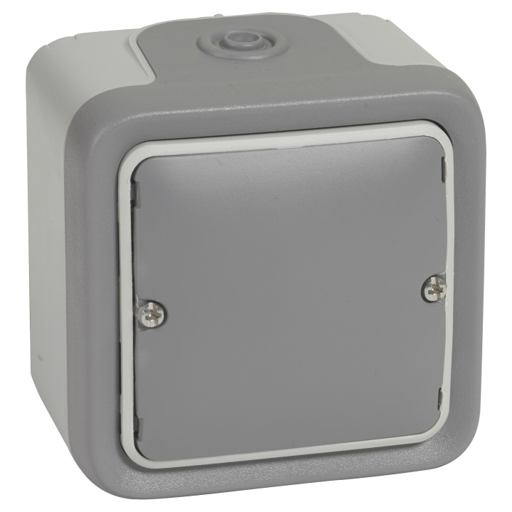 Legrand Plexo - Sortie de câbles avec serre-câbles Plexo complet IP55 saillie - gris - Réf : 069745