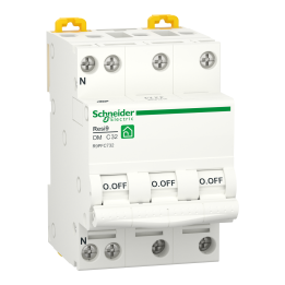 Schneider RESI9 - disjoncteur modulaire - 3P+N - 32A - courbe C - peignable - Réf : R9PFC732