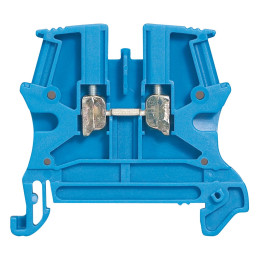 Legrand - Bloc jonction Viking 3 - À vis - Bleu - 1 entrée & 1 sortie - Pas 6 mm - Réf : 037101