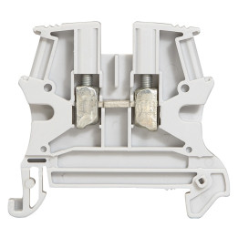 Legrand - Bloc jonction Viking 3 - À vis - Gris - 1 entrée & 1 sortie - Pas 8 mm - Réf : 037162