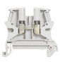 Legrand - Bloc jonction Viking 3 - À vis - Gris - 1 entrée & 1 sortie - Pas 8 mm - Réf : 037162