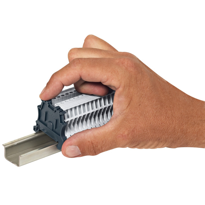 Legrand - Butée de blocage pour bloc de jonction Viking 3 - Pas 6 mm - Réf  037510