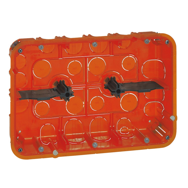 Legrand Mosaic - Kit poste de travail 2 x 3 x 2 modules - Encastré - Blanc - Réf : 080126+080266+078832L