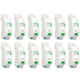 SCHNEIDER - LOT DE 12 DISJONCTEURS XE AUTO 16A - R9EFC616