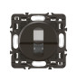 Legrand - Céliane 2024 - Prise RJ45 simple Cat.6A FTP complète noire - SANS PLAQUE - 1 poste - Réf : 080251 + CN0346 + CM0346