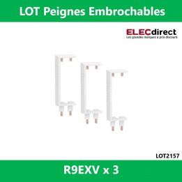 Schneider - Resi9 XE Peigne vertical 4 rangées entraxe 125mm pour Différentiel XE (AUTO) - R9EXVx3