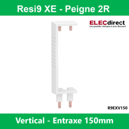 Schneider - Resi9 XE Peigne vertical 2 rangées entraxe 150mm pour Différentiel XE (AUTO) - R9EXV150