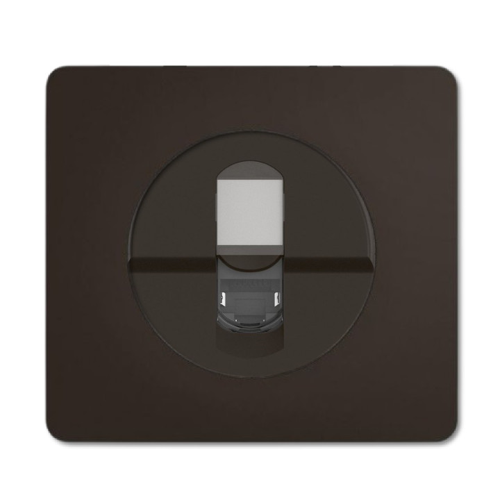 Legrand - Céliane 2024 - Prise RJ45 simple Cat.6A STP complète noire - 1 poste - Réf : 080251 + CM0346 + CN0346 + CP0101