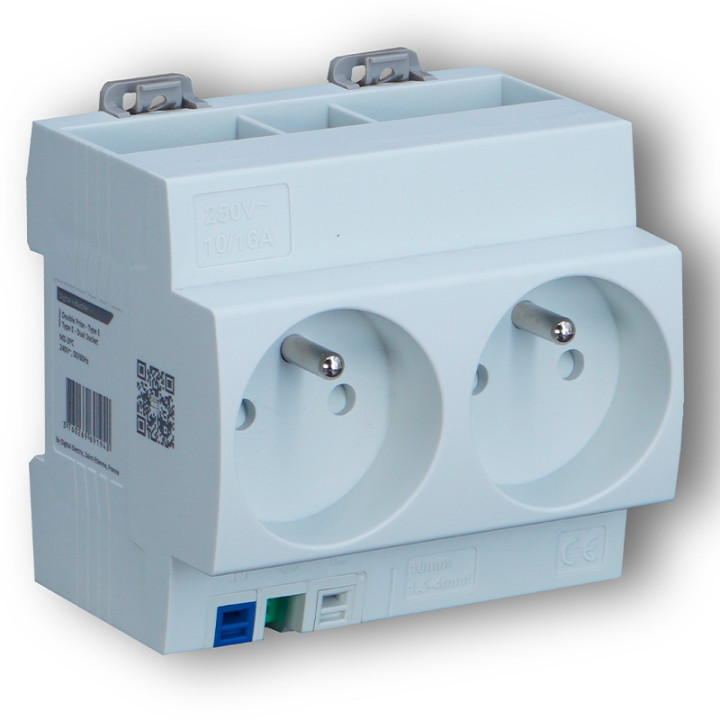Schneider - LOT - 2xPC 2P+T Modulaire précâblé DIGITAL + disjoncteur 16A XE - 04564+R9EFC616