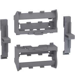 Schneider - Resi9 - Kit supports borniers pour coffrets Resi9 et Prisma ou tout rail Din - Réf : LGYT601R