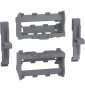 Schneider - Resi9 - Kit supports borniers pour coffrets Resi9 et Prisma ou tout rail Din - Réf : LGYT601R
