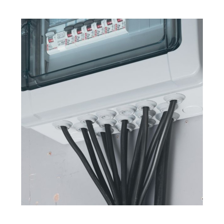 Legrand - Plexo - Coffret étanche 24 modules - 2 rangées - IP65/IK09 - Réf : 001922