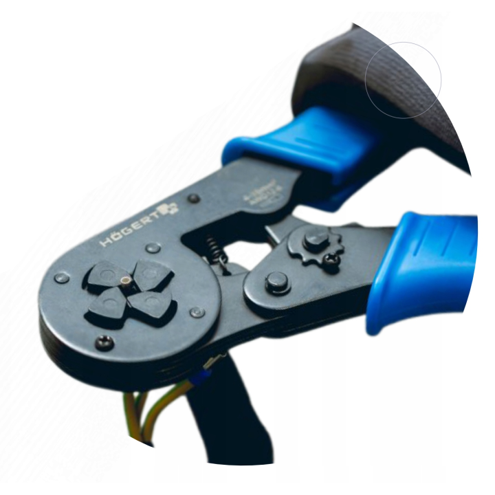 Hogert - Pince à sertir - 210mm - Réf : HT1P191