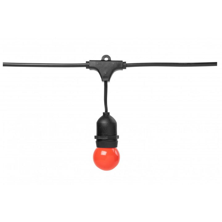 GTV Lighting - Guirlande de jardin - 10m - E27 - 220-240V - Réf : AE-GIR10-10