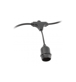 GTV Lighting - Guirlande de jardin - 10m - E27 - 220-240V - Réf : AE-GIR10-10
