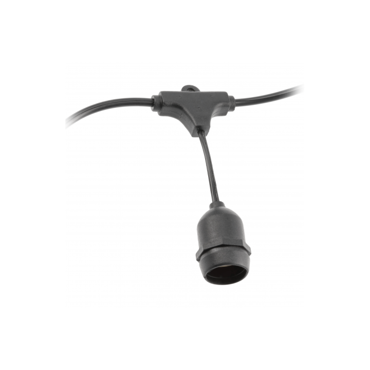 GTV Lighting - Guirlande de jardin - 10m - E27 - 220-240V - Réf : AE-GIR10-10