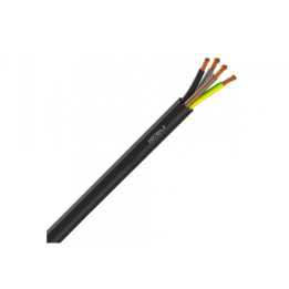 Câble souple HO7RN-F 4G2.5 - Coupe au mètre max. 15 mètres - Réf : CABLERNF4G2.5