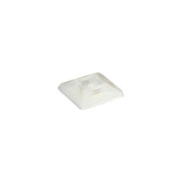 Eur'ohm - Embase adhésive 4,4mm blanche - lot de 100pcs - 43140