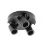 GTV Lighting - Luminaire plafond BLINK 2 - 3xGU10 - Noir - Réf : OS-BLND50W3-00