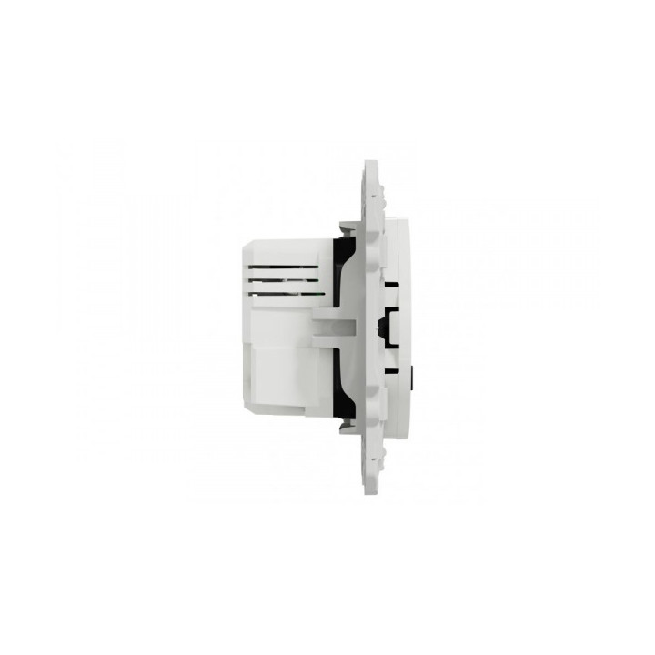 Schneider - Odace Prise double USB Blanc - Type A+C - 2.4A - Réf : S520401
