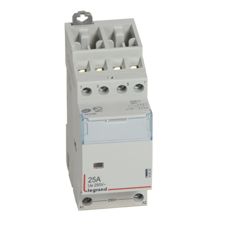 Legrand - Contacteur bobine 240V 4P-400V~ 25A- 2O+2F - 412533