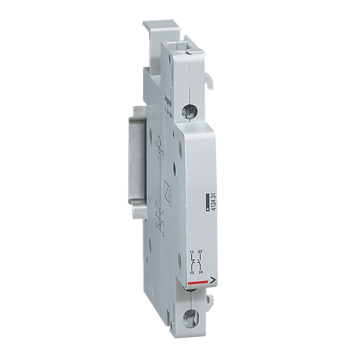 Legrand - Auxiliaire pour contacteur 40A et 63A - Contact O+F inverseur - 412431